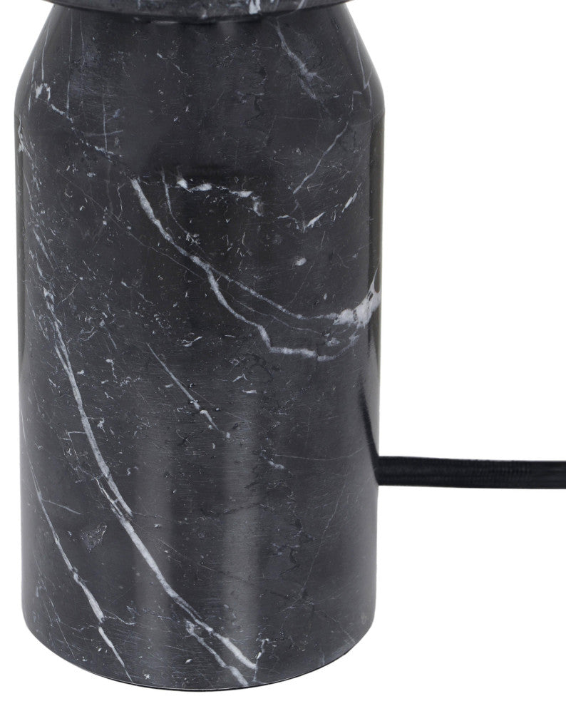 Globe Onyx Black Marble Lamp