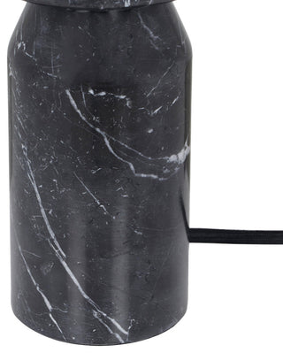 Globe Onyx Black Marble Lamp