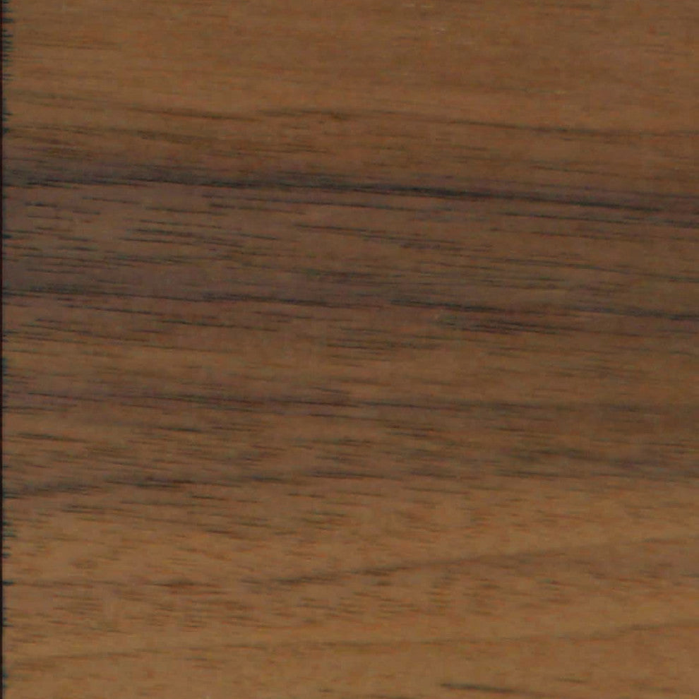 Casia 18" Flush Mount, Walnut, Gloss White, 3500k Led