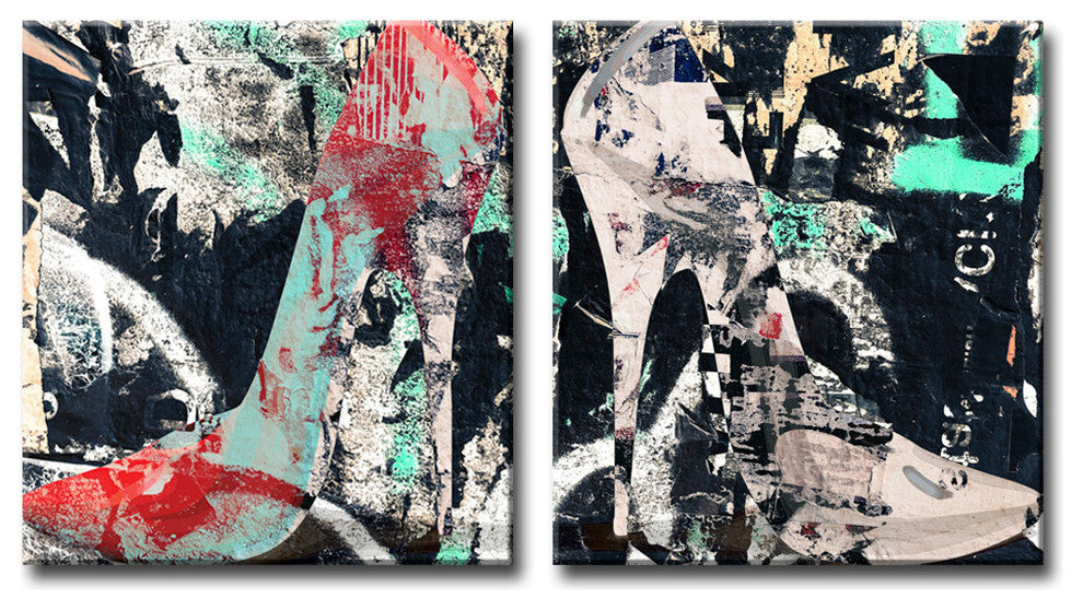 Ready2HangArt ''Urban Fashion XIX'' Canvas Art, 2-Pcs: 30" Hx30" W