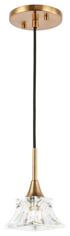 Woodbridge Lighting Christina Pendants, Brass, Mini-Pendant