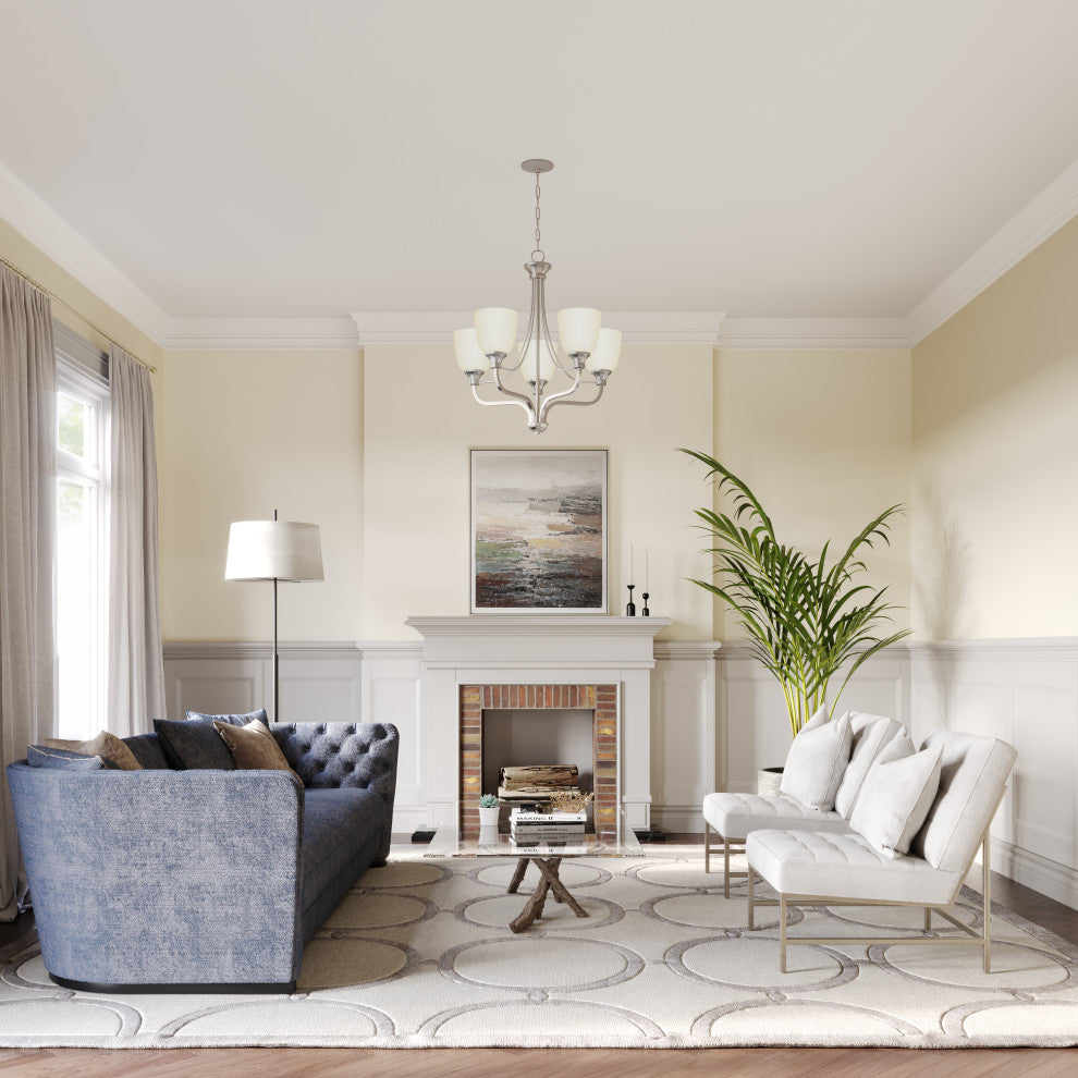 Alberta 5 Light 24" Brushed Nickel Chandelier