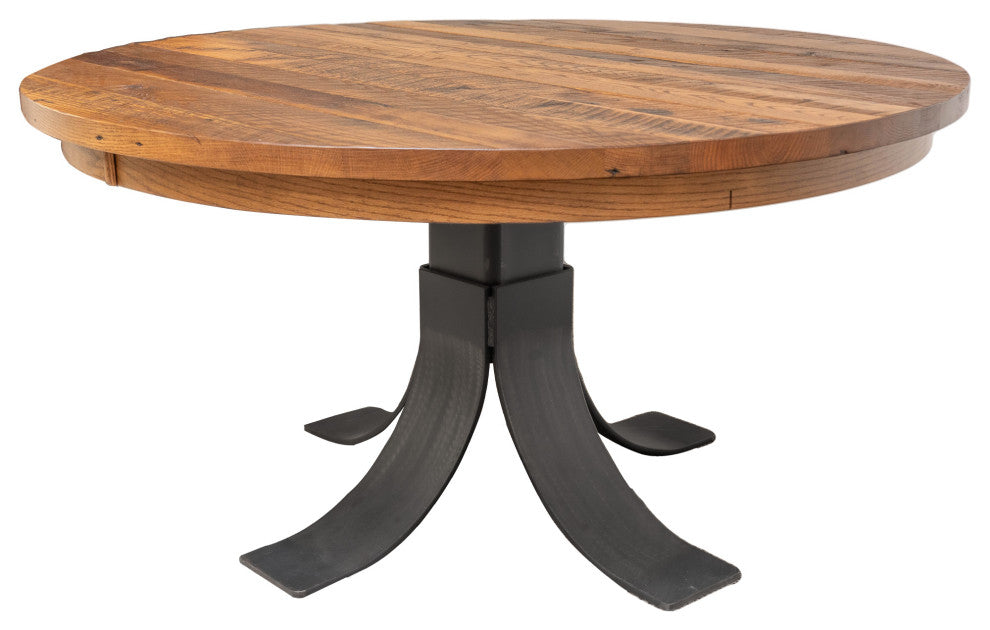 Granby Barnwood Round Dining Table, Natural, 66x66
