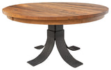 Granby Barnwood Round Dining Table, Natural, 66x66