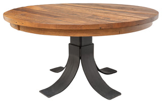 Granby Barnwood Round Dining Table, Natural, 66x66