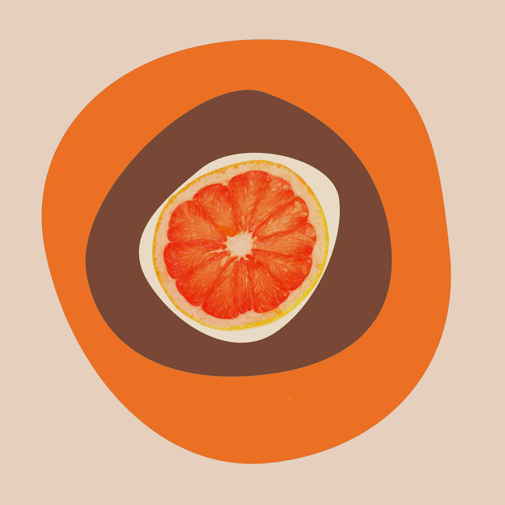 "September Orange" Painting Print on Canvas by Irena Orlov