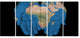 African Map in Our Hands, Abstract Canvas Artwork, 60"x28", 5 Panels