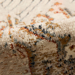 Athinai Marmet Gold Medallion Area Rug, 7'9"x9'9"