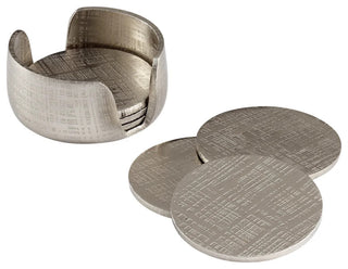 Cyan Design Nickel Coasters