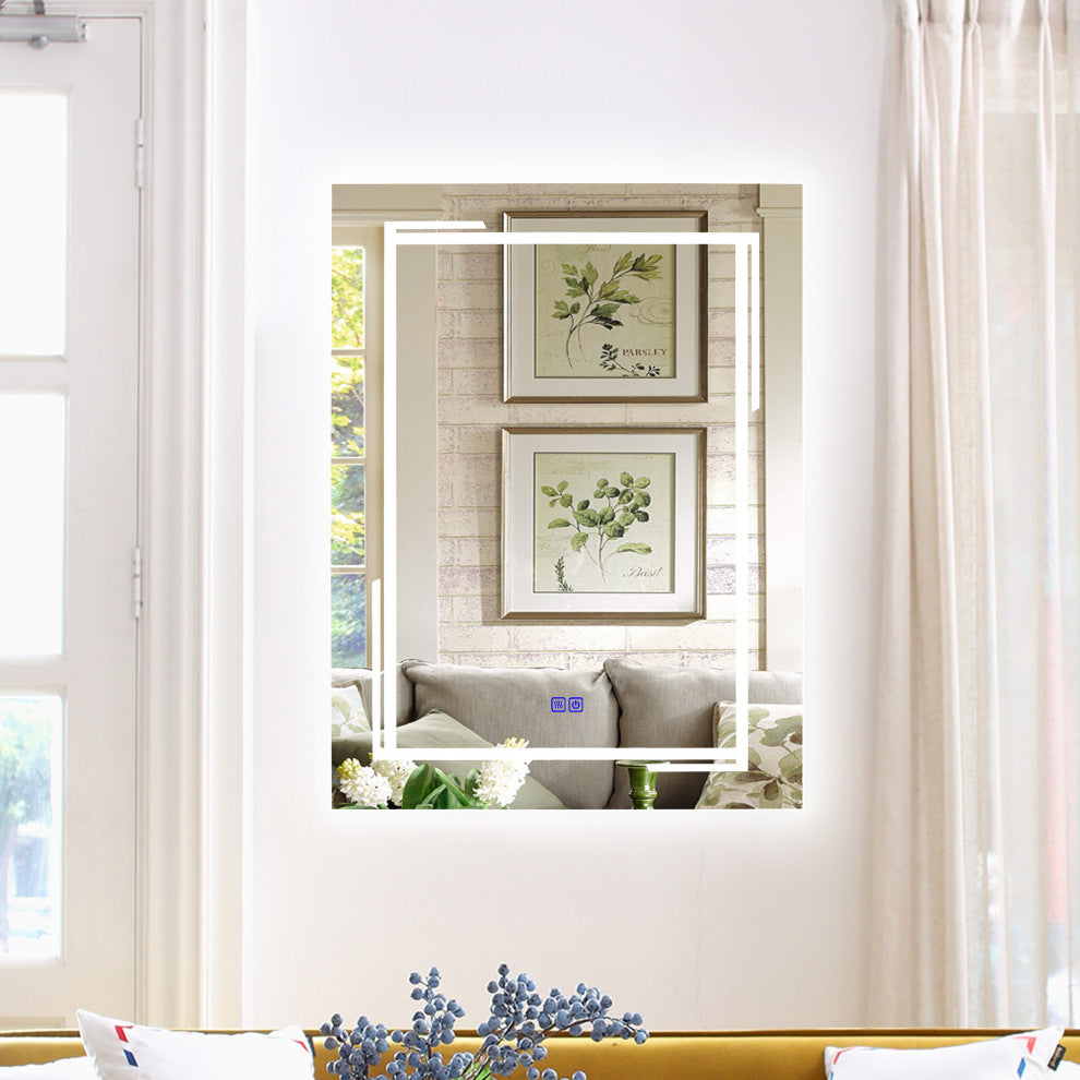 CHLOE Lighting LUMINOSITY Rectangular TouchScreen LED Mirror