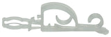 Set of 100 Clear Max Pro Anywhere Christmas Light Clips