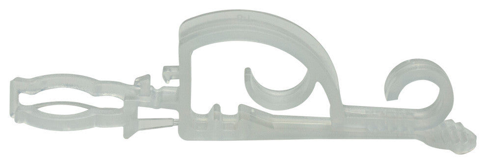 Set of 100 Clear Max Pro Anywhere Christmas Light Clips