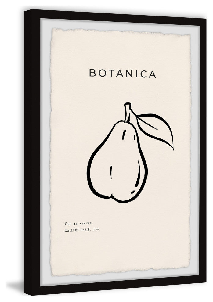 "Botanica Pears" Framed Painting Print, 16x24