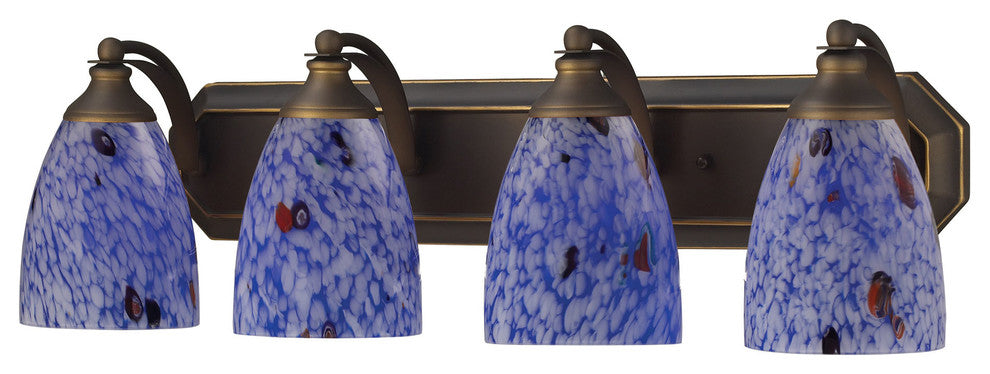Elk Lighting 570-4B-BL Bath and Spa 4-Light Vanity Light