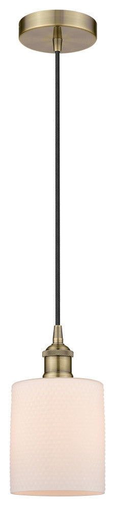 Innovations 616-1P-AB-G111-LED 1-Light Mini Pendant, Antique Brass