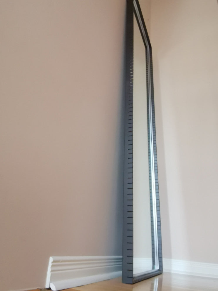 metal wall or floor mirror