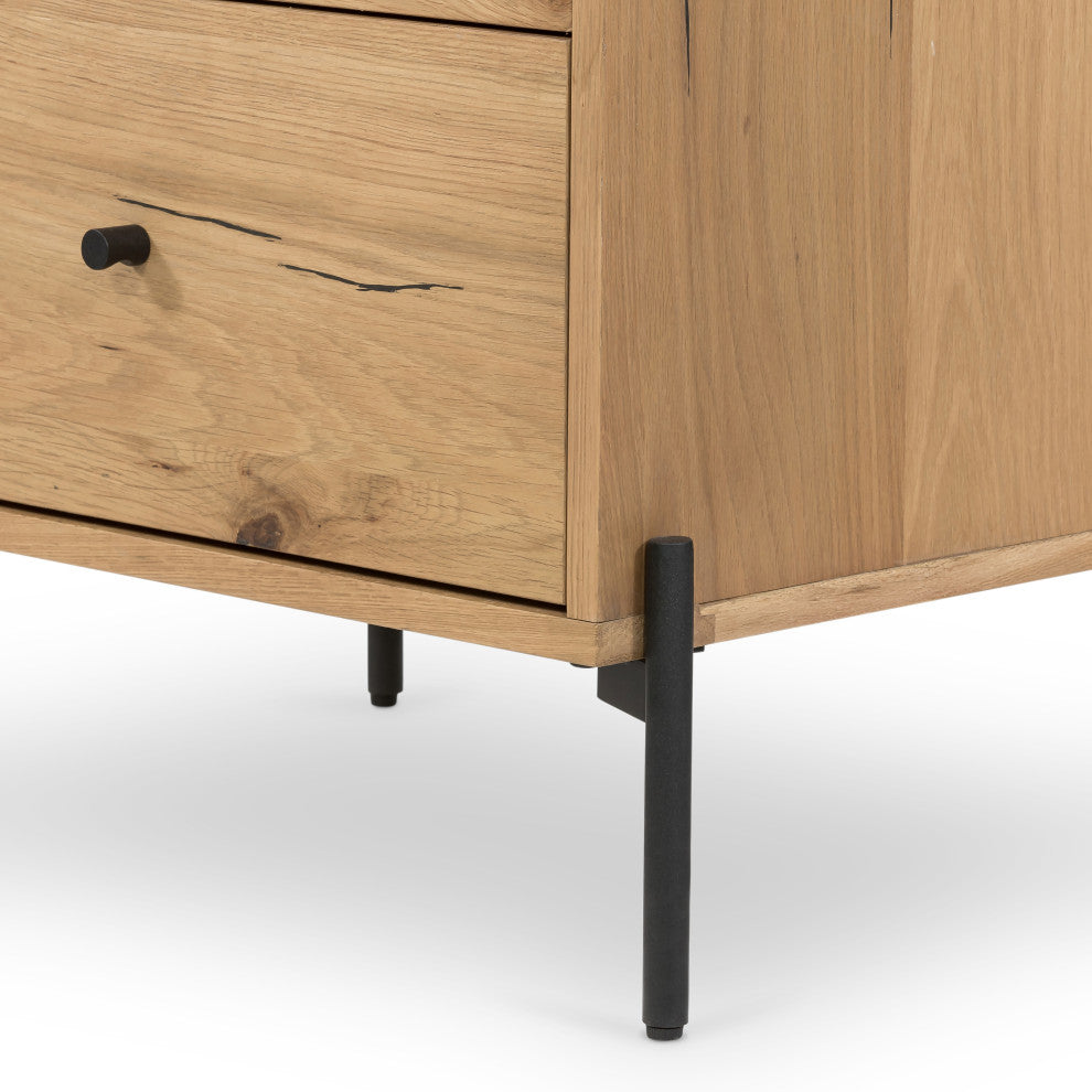 Eaton Nightstand-Light Oak Resin