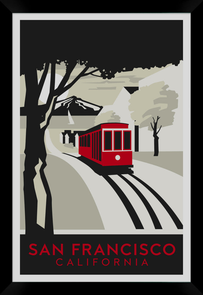 Visit San Francisco 2, Giclee Reproduction Artwork