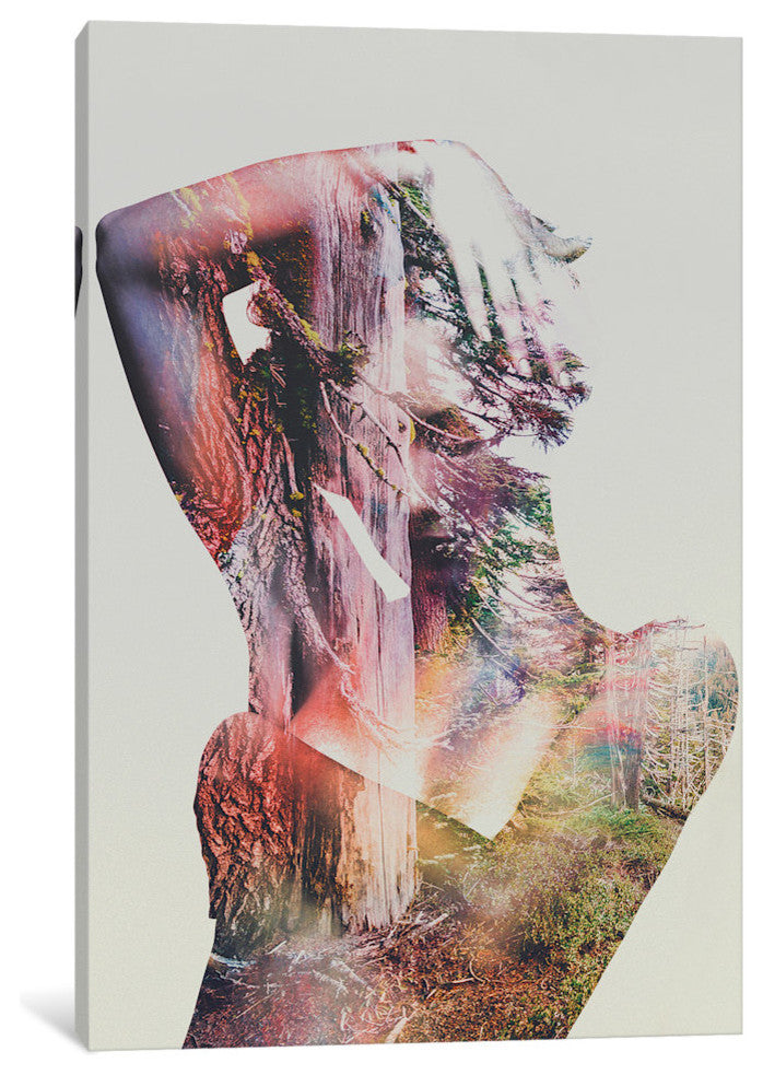 "Wilderness Heart I" by Andreas Lie, 18x12x1.5"