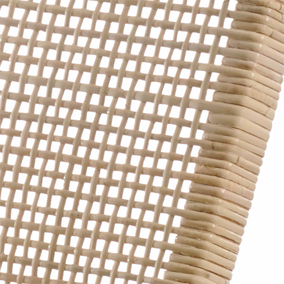 Alta Woven Rattan Folding Teak Lounge Chair