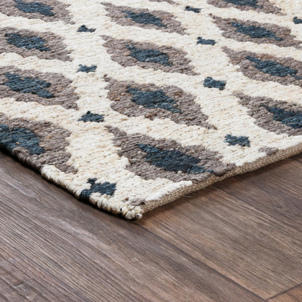 Classic Home Indio Soumak Ivory Multi 8x10 Rug