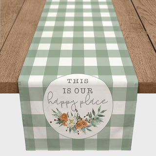 This Is Our Happy Place 16"x72" Table Runner