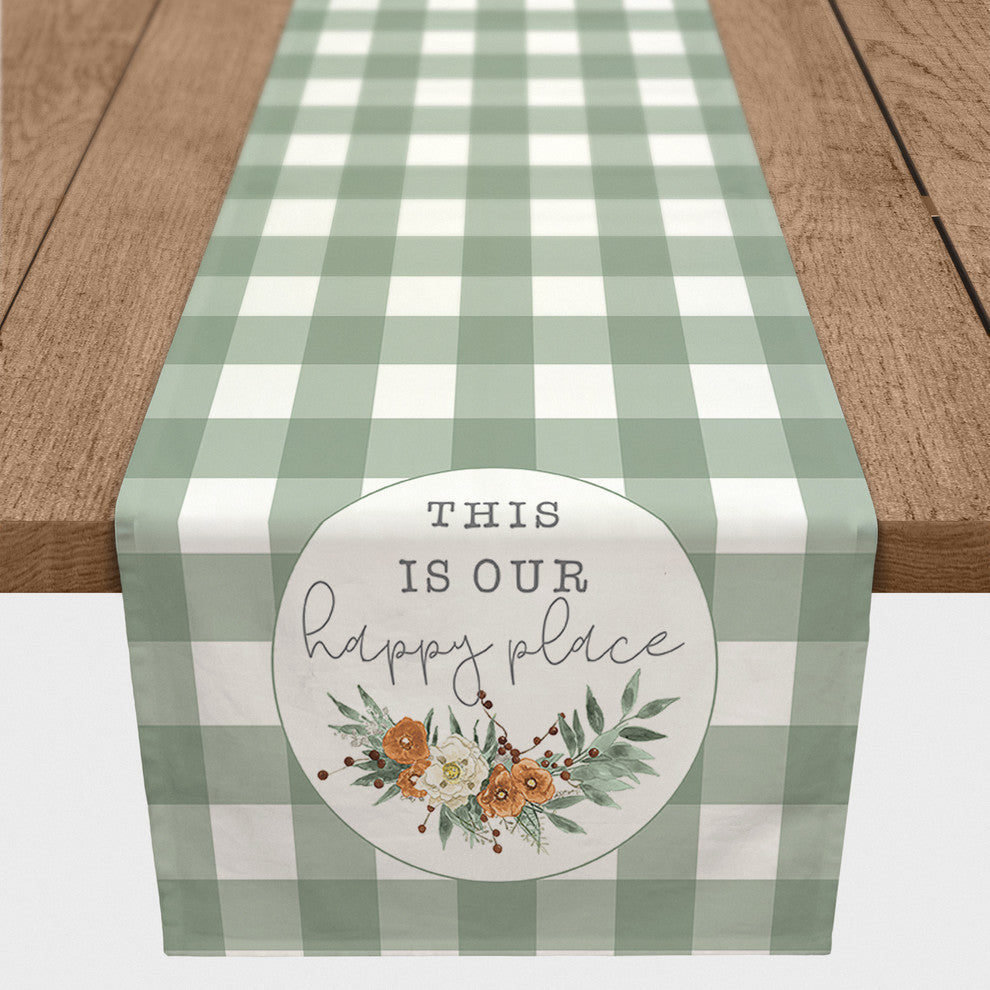 This Is Our Happy Place 16"x72" Table Runner