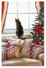 The Macneil Studio 'Cat on Chair' Canvas Art, 32"x22"