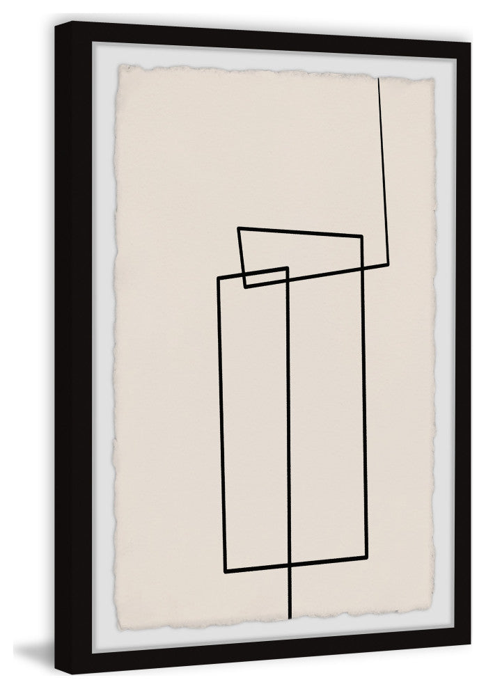 "Between the Lines" Framed Painting Print, 8x12