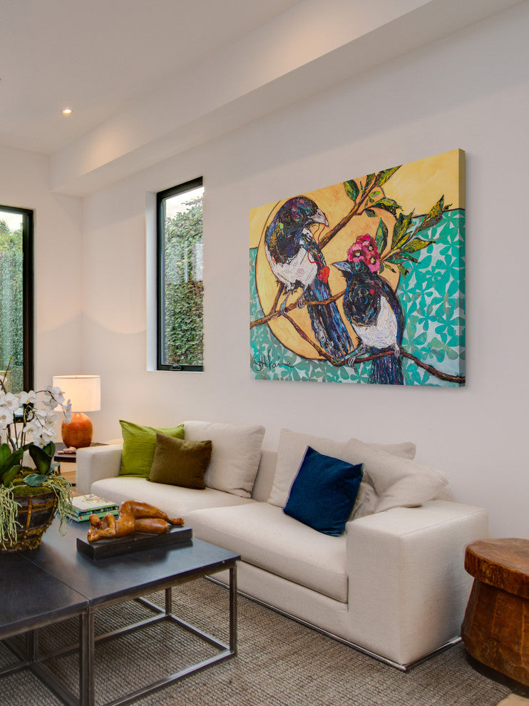 "Inseparable" Painting Print on Wrapped Canvas, 52x40