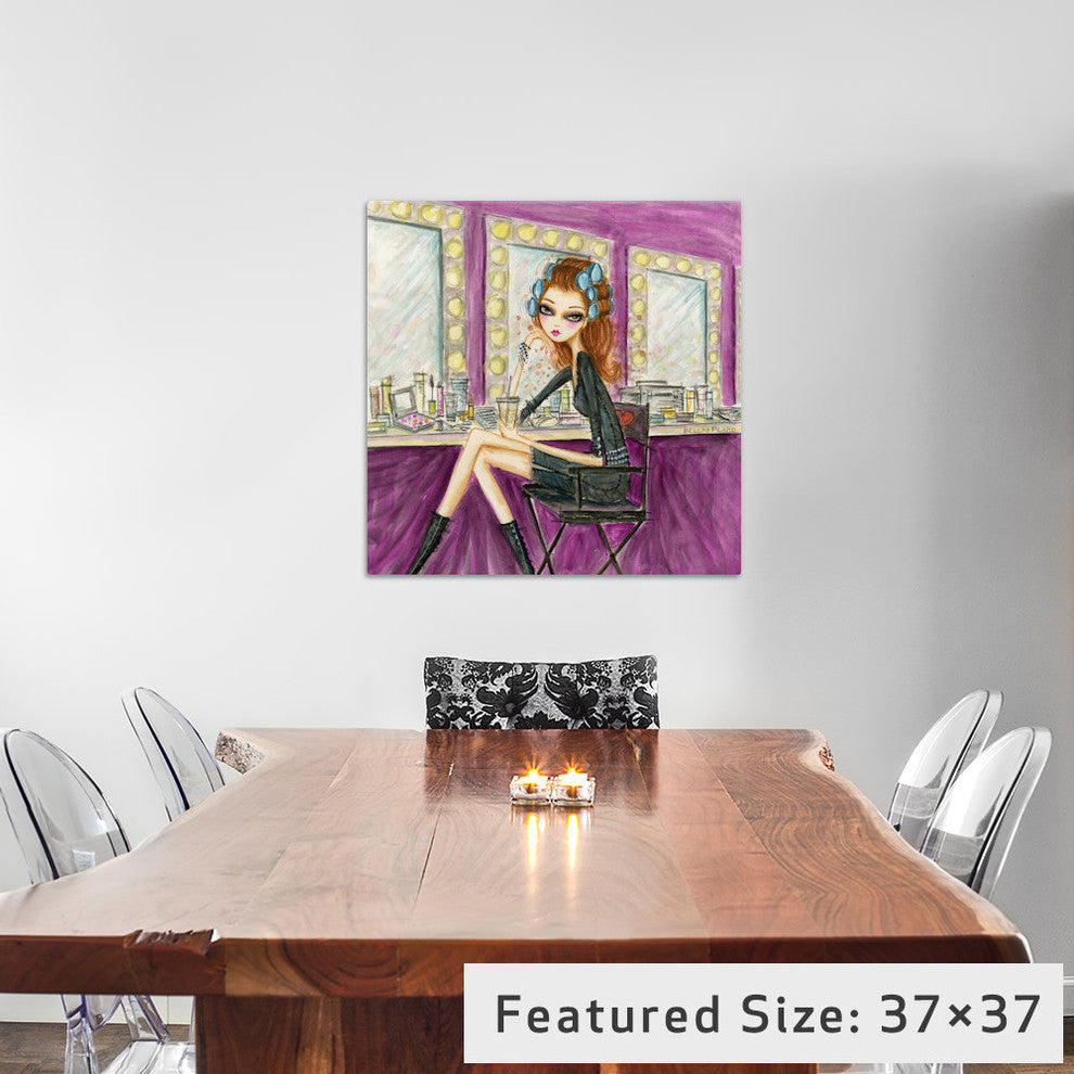 "Model Behavior #9" Canvas Art Print By Bella Pilar, 37x1.5x37