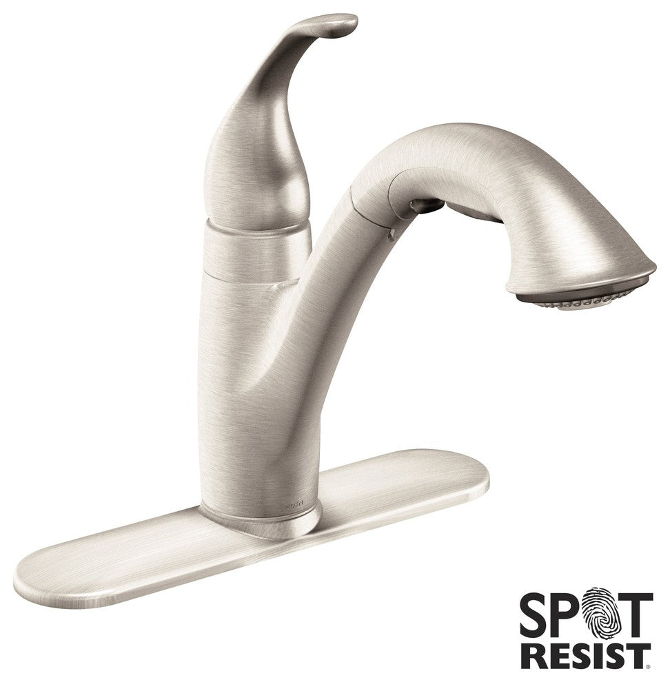 Moen Camerist Single-Handle Pull-Out Kitchen Faucet, Spot Resist Stainless