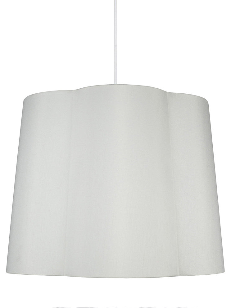 Imani Shade Pendant, 16"x12", Off White