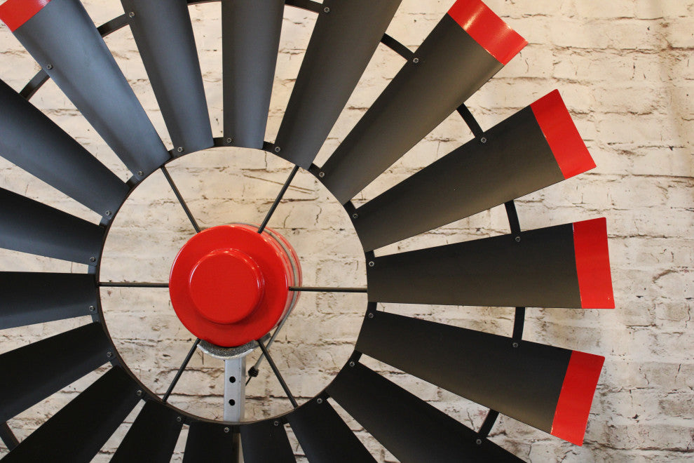 60 Inch Red Baron Windmill Ceiling Fan | The American Fan