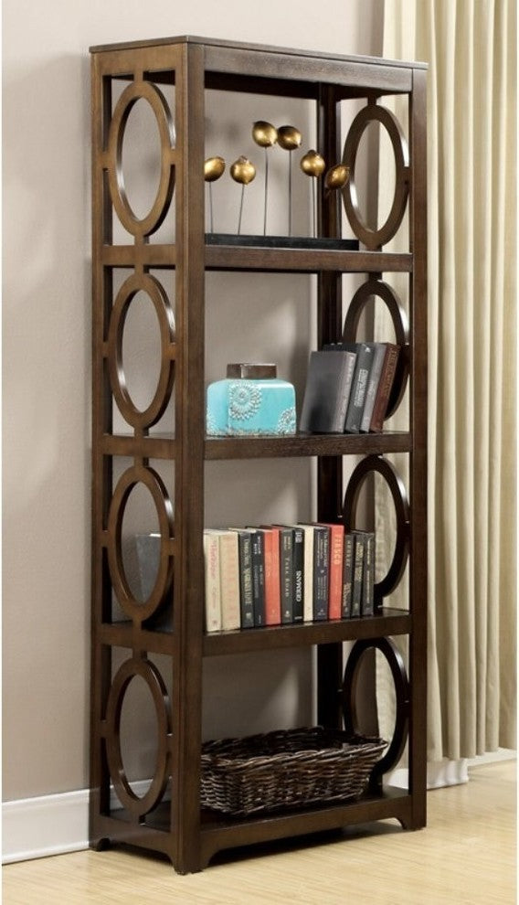 Bookcase With 4 Open Shelves, Brown