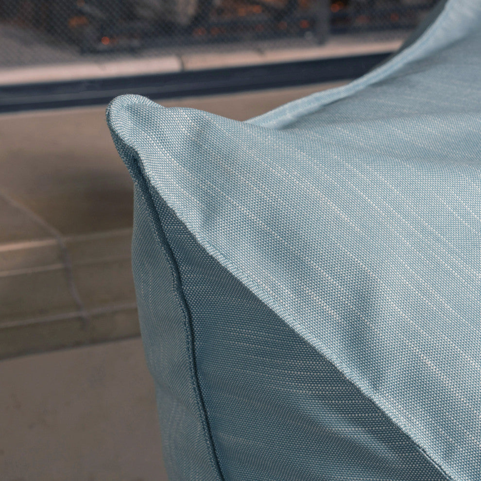 3 Ft Water Resistant Fabric Bean Bag Chair, Teal
