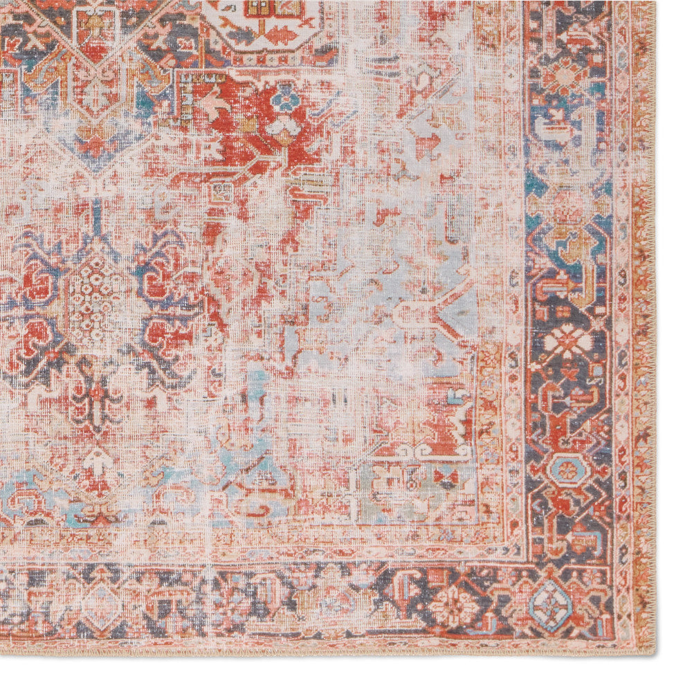 Vibe by Jaipur Living Matias Medallion Rust/Navy Area Rug 9'X12'