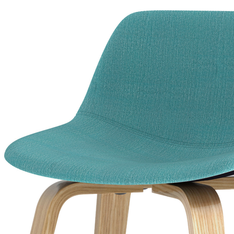 Randolph Bentwood Counter Height Stools, Set of 2, Aqua Blue