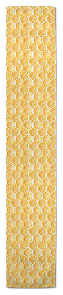 Painted Honeycomb 16x90 Cotton Twill Runner