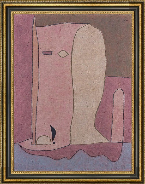 Paul Klee Garden Figure - 18" x 24" Framed Premium Canvas Print