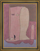 Paul Klee Garden Figure - 18" x 24" Framed Premium Canvas Print