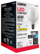 4.5W G25 LED, White, Medium Base, 90 CRI, 2700K, 120V