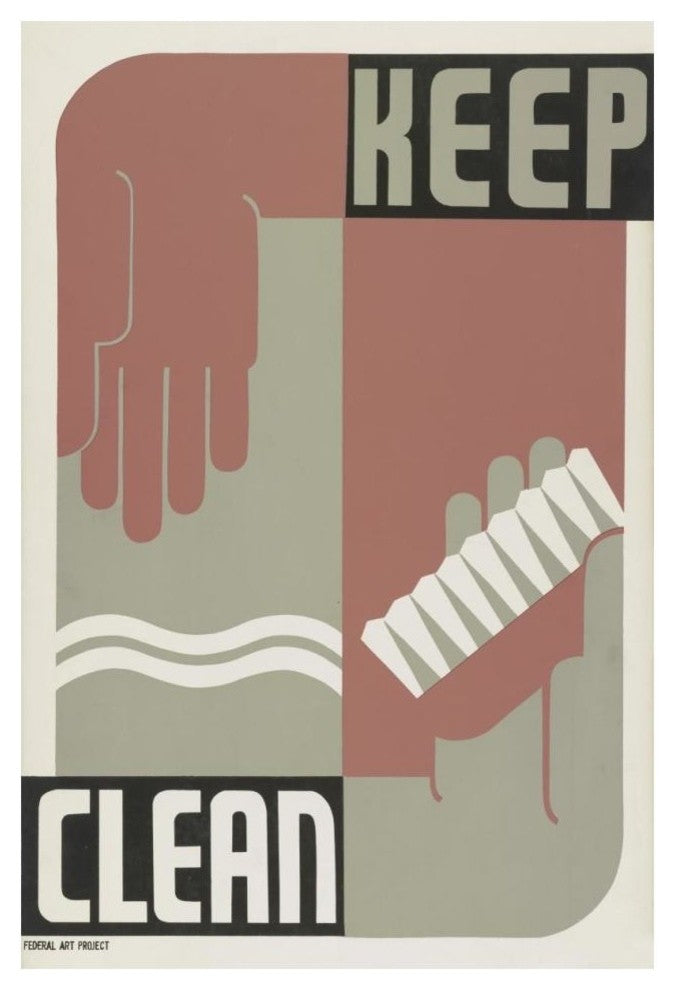 "Keep clean" Digital Paper Print by Erik-Hans Krause, 14"x20"