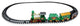 20-Piece Battery Operated Lighted Animated Classics Train Set, With Sound, Green