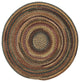 Capel Eaton Burgundy 0442_575 Braided Rugs - 9' 6" Round