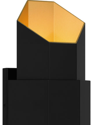 Quoizel CHS8307 Chasm 15" Tall LED Outdoor Wall Sconce - Matte Black