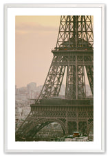 Opaque White 24" x 36" Madame Eiffel Framed Print