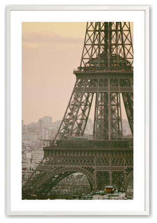 Opaque White 24" x 36" Madame Eiffel Framed Print