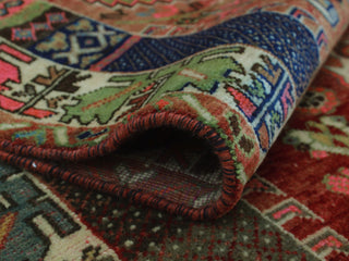 Fine Vintage Distressed Balzhan Rose Rug