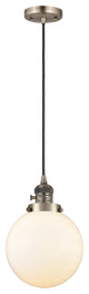INNOVATIONS 201CSW-AB-G201-8-LED 1-Light Mini Pendant Antique Brass